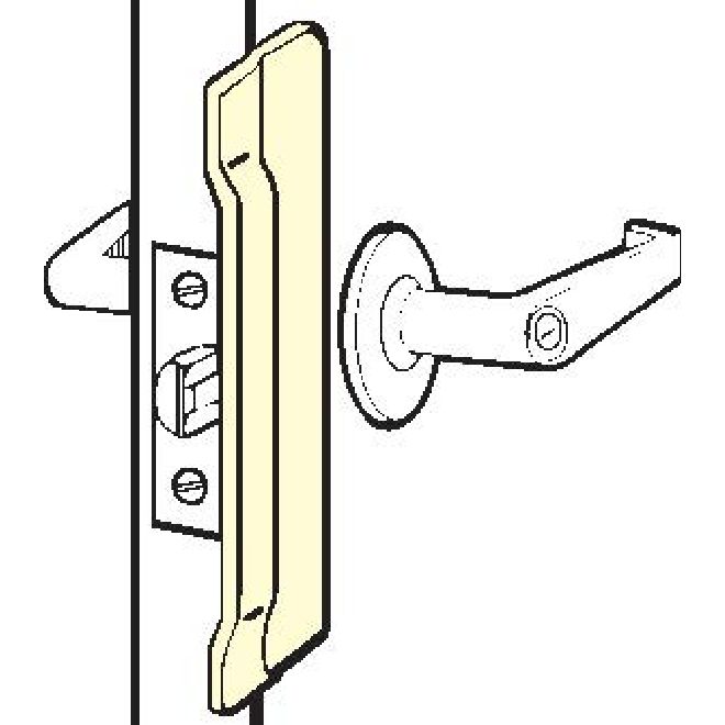 Don-Jo Latch Protector Satin Stainless