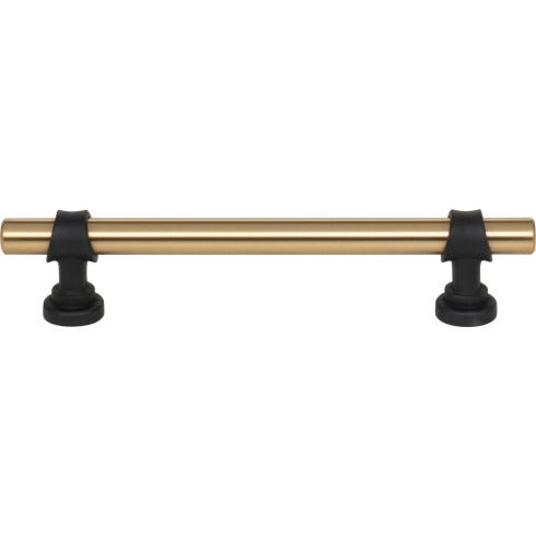 Top Knobs M2717 Bit Pull 5 1/16 Inch CC Honey Bronze and Flat Black