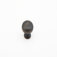 Schaub Traditional Designs Round Knob, 1-1/4" diameter, Michelangelo Bronze Finish