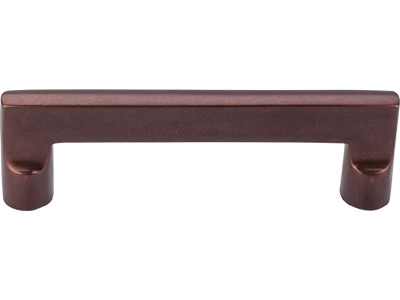 Top Knobs M1363 Aspen Flat Sided Pull 4 Inch CC Mahogany Bronze