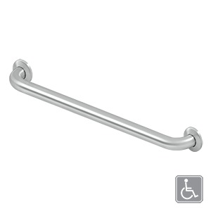 18 Inch Grab Bar, Stainless Steel, Concealed Screw