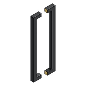 Deltana 18 Inch Contemporary Pulls, Back-To-Back