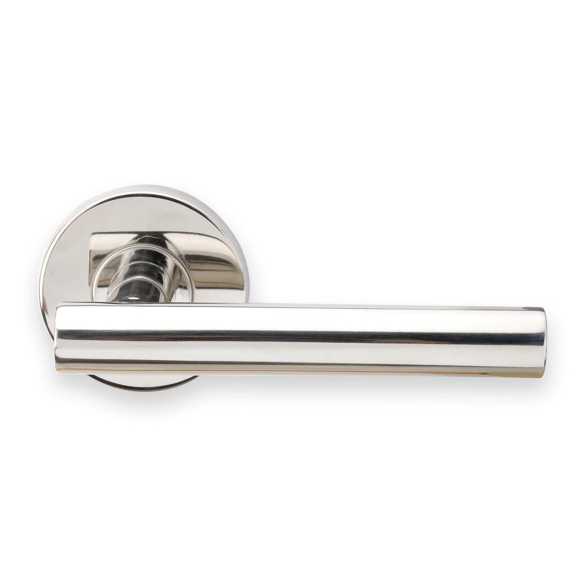 Inox 106 Copenhagen Lever Handle with Round Rosette