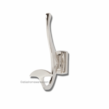 Atlas Homewares Legacy Bath Collection Robe Hook in Polished Nickel
