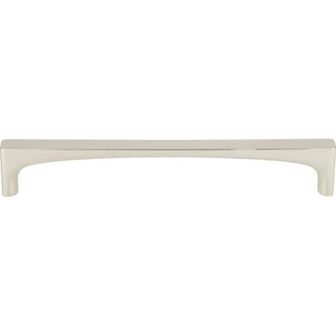 Top Knobs TK1014PN Riverside Pull 6 5/16 Inch CC Polished Nickel