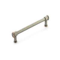Schaub Steamworks 6 inch CC Appliance Pulls in Distressed Pewter and Copper