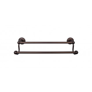 Top Knobs ED11ORBD Edwardian 30 inch Double Towel Bar Oil Rubbed Bronze