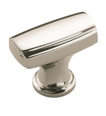 Amerock Highland Ridge 1-3/8 Inch Cabinet Pull Polished Nickel
