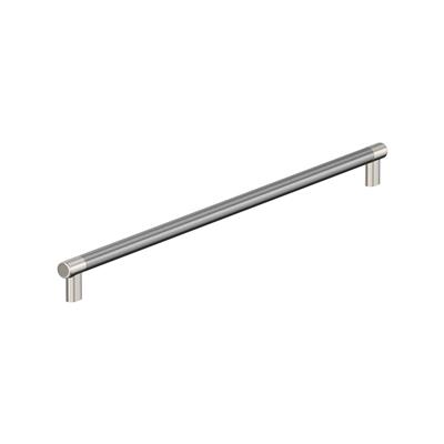 Amerock Esquire 24 Inch cc Appliance Pull Polished Nickel/Stainless Steel