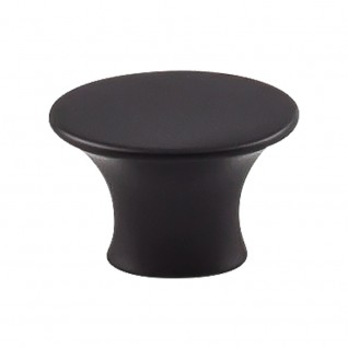 Top Knobs TK781BLK Edgewater 1 1/2 Inch Knob Black