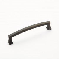 Schaub Menlo Park Arched Pull 6 inch cc Ancient Bronze