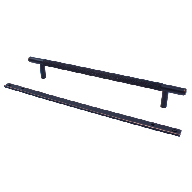 Century Diamond Knurling 192mm CC Pull in Oil Rubbed Bronze