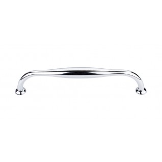 Top Knobs TK383PC Shrewsbury D Pull 7 1/2 Inch CC Polished Chrome