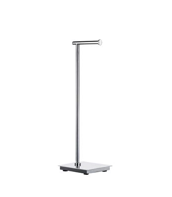 Smedbo Outline Collection Toilet Roll Holder Square Base - Polished Stainless Steel