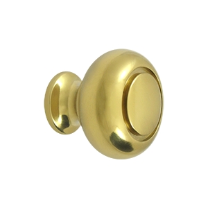 Deltana Solid Brass Knob with Round Groove