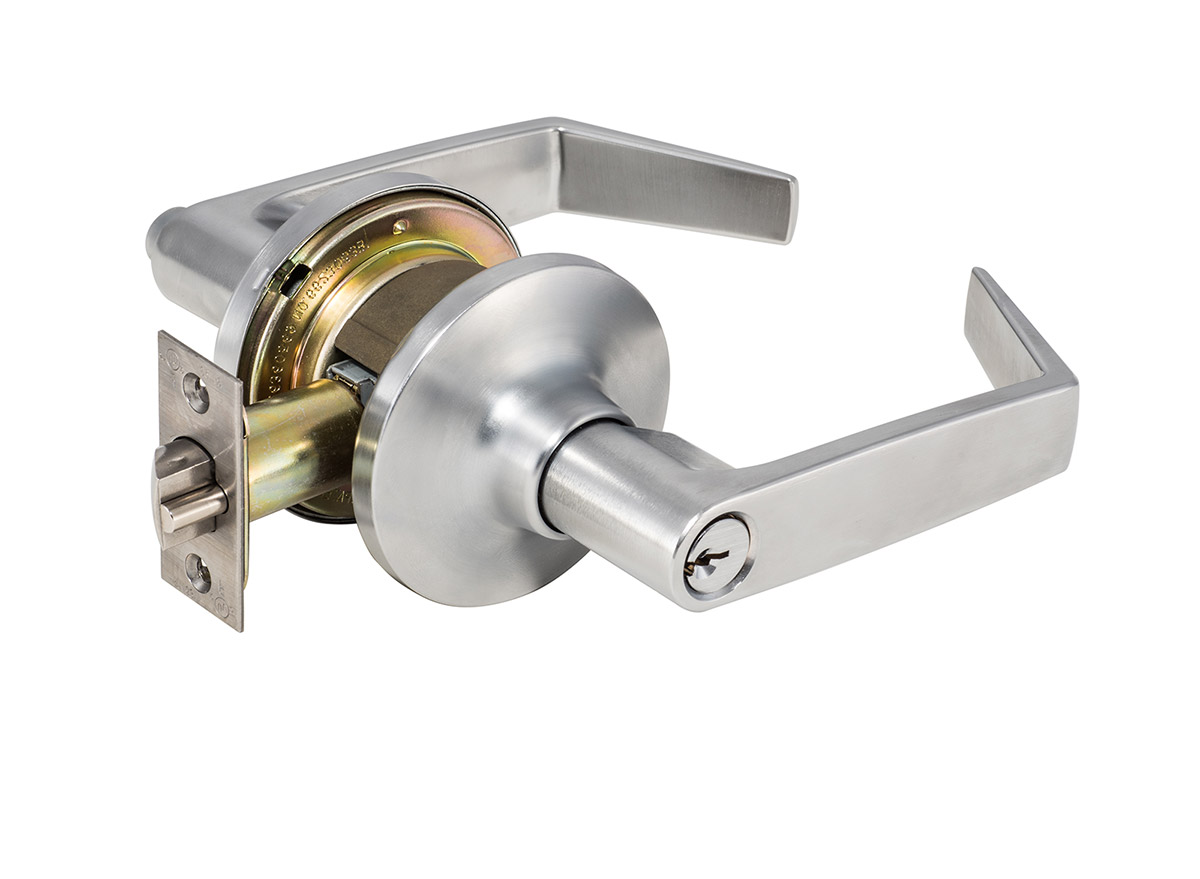 Sure-Loc Jackson Grade 2 Commercial Tubular Door Lever - Satin Chrome
