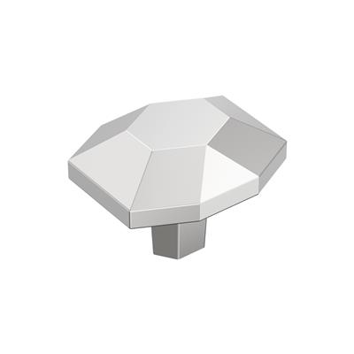 Amerock St. Vincent 1-5/8 Inch cc Rectangle Cabinet Knob Polished Chrome