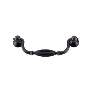 Top Knobs M1627 Tuscany Drop Pull Small 5 1/16 Inch CC Tuscan Bronze