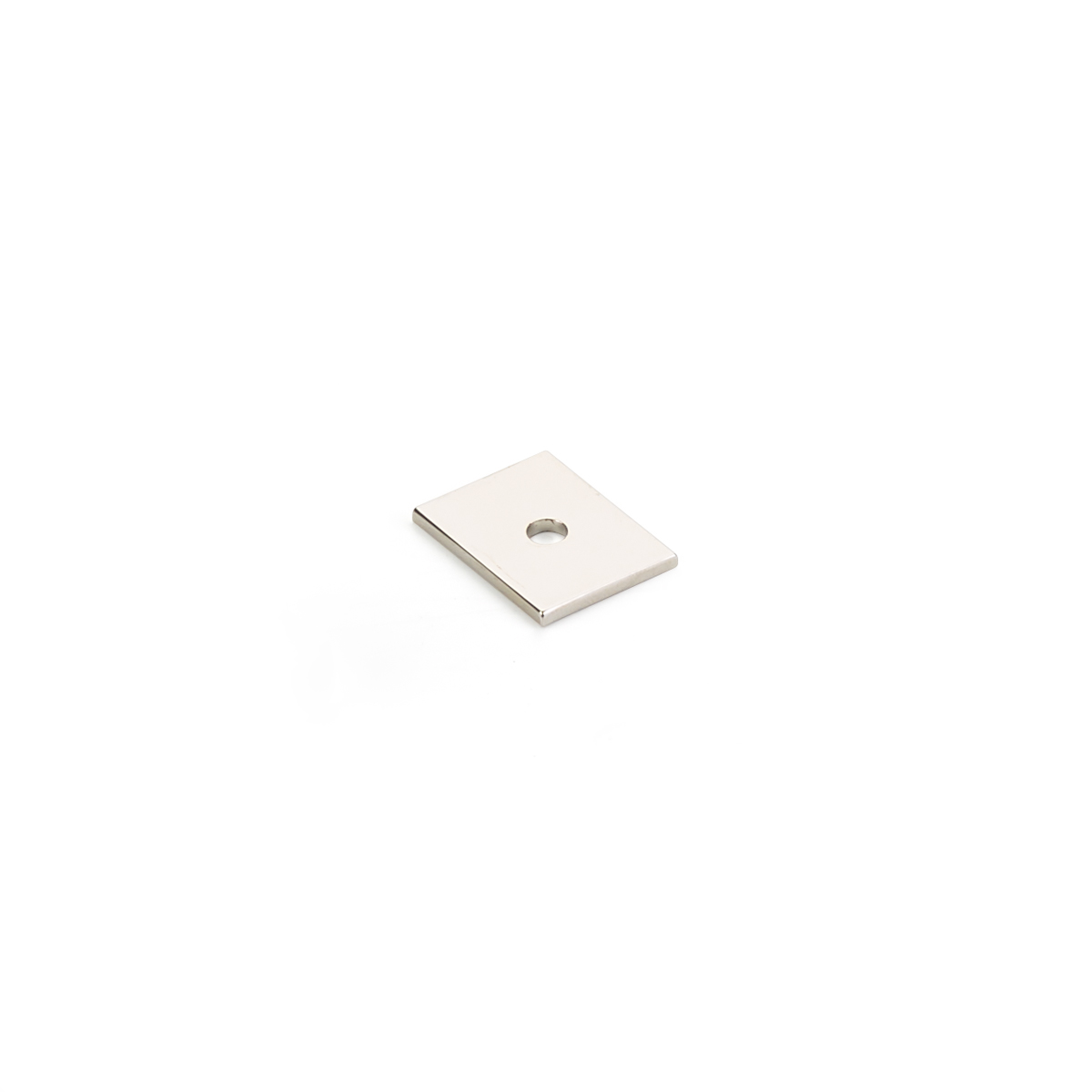 Schaub Pub House, 1 Inch x 3/4 Inch, Polished Nickel Backplate