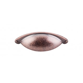 Top Knobs M497 Somerset 2 1/2 Inch CC Cup Pull Antique Copper