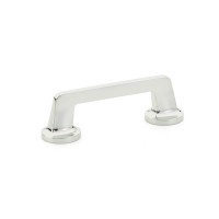 Schaub Northport 4 inch CC Rounded Cabinet Pull in Polished Nickel