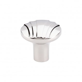 Top Knobs TK221PN Victoria Falls & Sydney Knob 1 1/4 Inch CC Polished Nickel