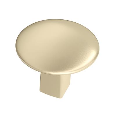 Amerock Riva 1-1/4 Inch cc Cabinet Knob Golden Champagne