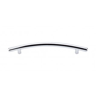 Top Knobs M537 Curved Bar Pull 6 5/16 Inch CC Polished Chrome