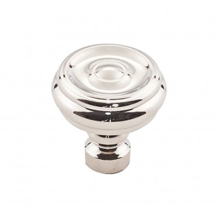Top Knobs TK882PN Brixton 1 1/4 inch Button Knob Polished Nickel
