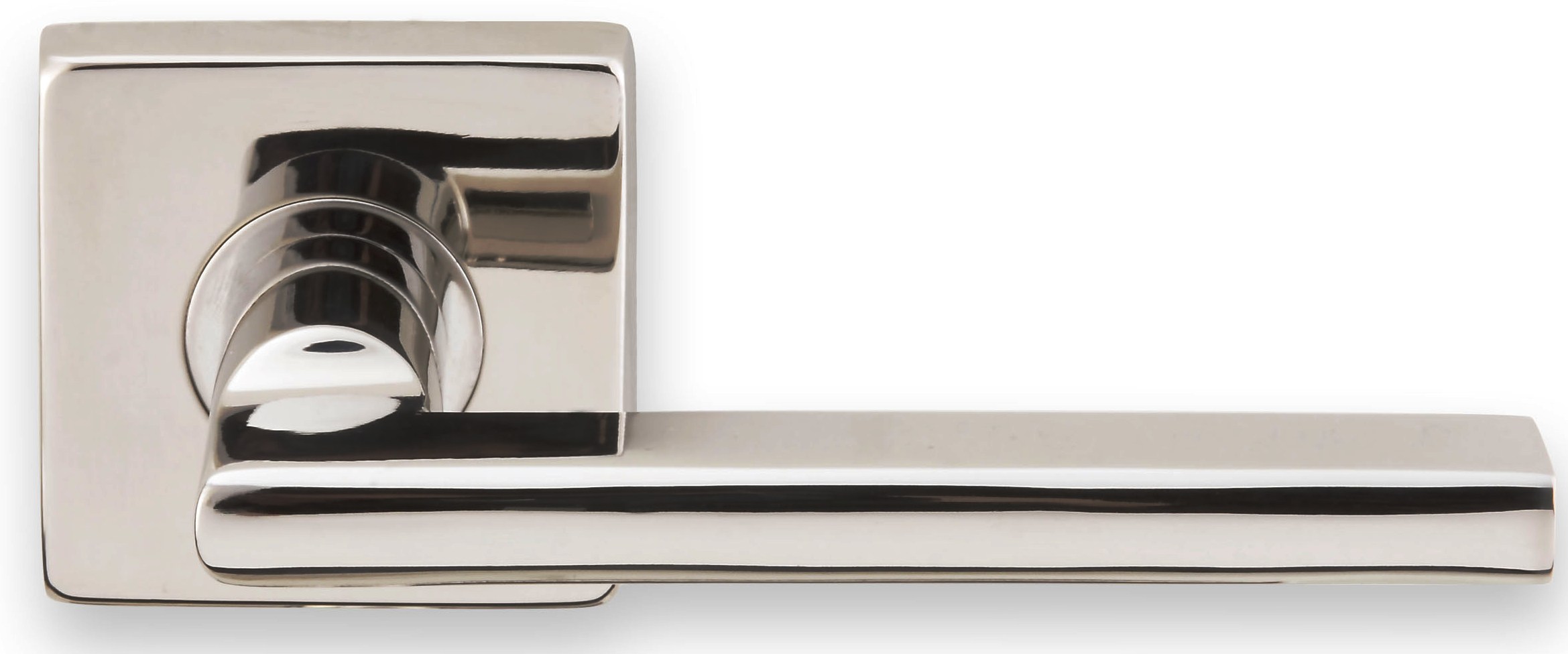 Inox 243 Sunrise Lever Handle with Square Rosette