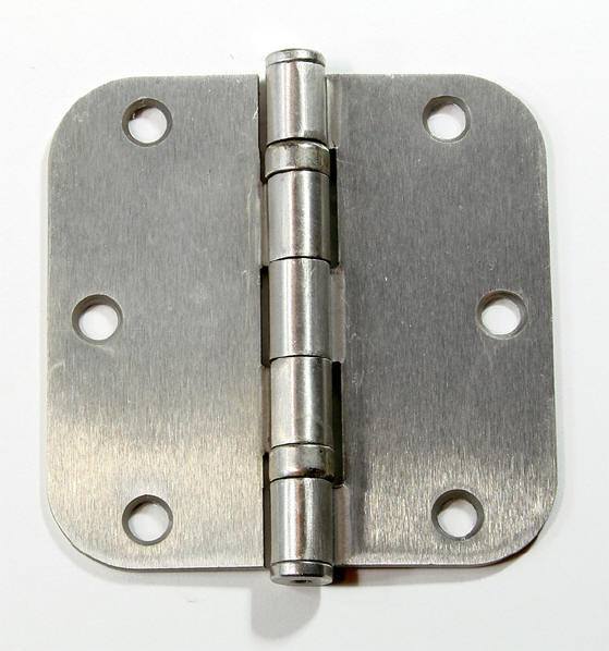 Advantage 3-1/2 Inch Residential Grade Ball Bearing Hinge 5/8 Inch Round Corner (EACH)