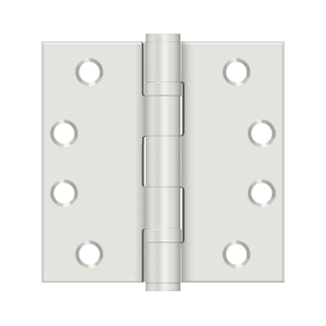 Deltana 4 x 4 Inch Square Corner Steel Heavy Duty Ball Bearing Hinge - Pair