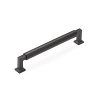 Schaub Haniburton 6 inch CC Cabinet Pull in Matte Black
