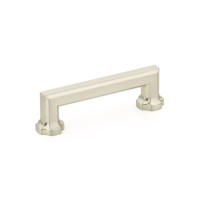 Schaub Empire 3 1/2 inch CC Cabinet Pull in Satin Nickel