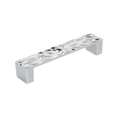 Amerock Calathea 5-1/16 Inch cc Cabinet Pull Polished Chrome
