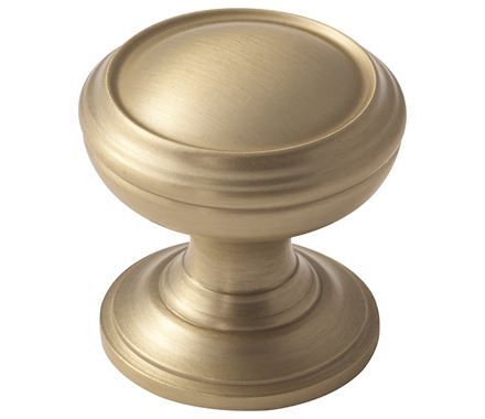 Amerock Revitalize 1 1/4 Inch Ring Round Cabinet Knob Golden Champagne
