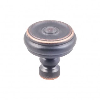 Top Knobs TK882UM Brixton 1 1/4 inch Button Knob Umbrio