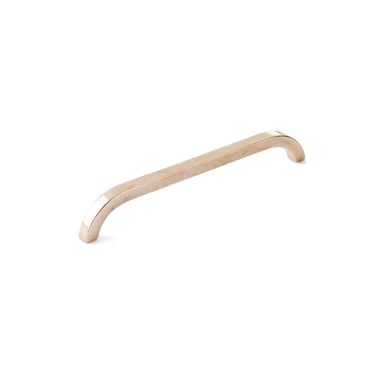 Turno, Pull, 8 Inch cc, Natural Bronze-Unlacquered Living Finish