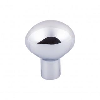 Top Knobs M2066 Aspen II Small Egg Knob 1 3/16 Inch Polished Chrome