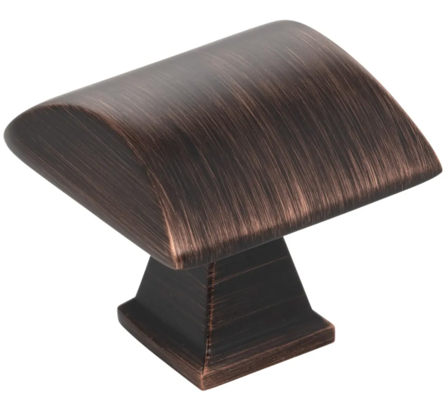 Hardware Resources 1-1/4" Brushed Oil Rubbed Bronze Roman Cabinet Knob