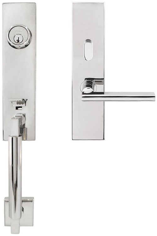 Inox New York Mortise Handleset