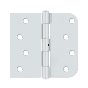 Deltana 4 Inch x 4 1/4 Inch x 5/8 Inch Square Hinge, Fiber Glass Door, Prime Coat White PAIR