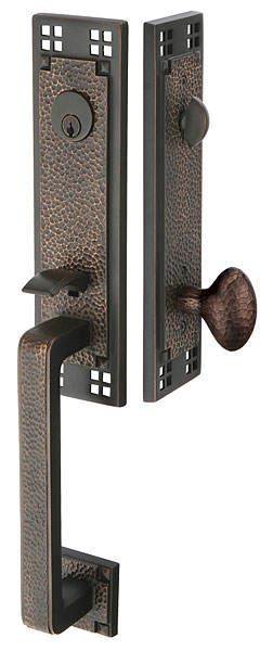 Emtek Arts & Crafts Entrance Handleset