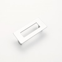 Schaub Finestrino 96mm CC Rectangle Cabinet Pull in Polished Chrome