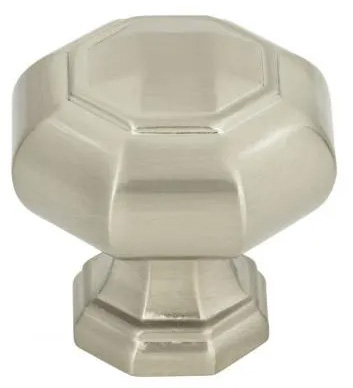 Atlas Homewares Elizabeth Knob 1 1/4 Inch Brushed Nickel