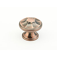 Schaub Country 1 3/8 inch Diameter Round Knob in Empire Bronze