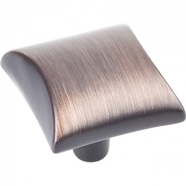 Hardware Resources Glendale 1 Inch Cabinet Knob - Brushed Oil-Rubbed Bronze
