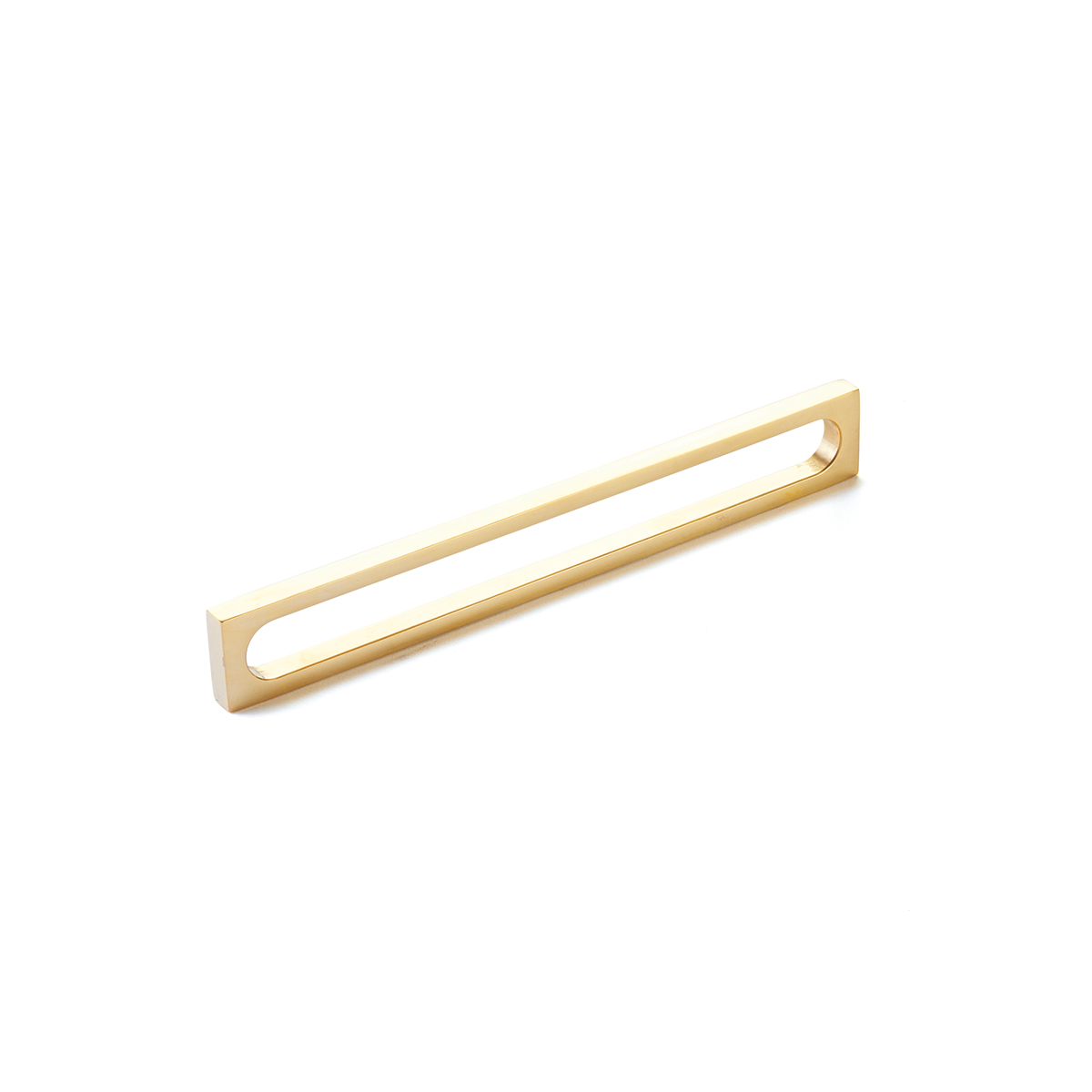 Schaub 10034-UNBR Unlacquered Brass Cabinet Pull.