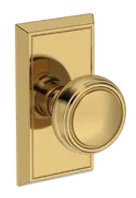 Baldwin Reserve Series Bremerton Knob with Chamfered 5" Rosette