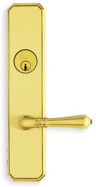 Omnia Max Steel Mortise Sideplate Lock Style 11752